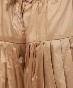 Vastramay Men's Dark Blue Cotton Blend Ethnic Jacket, Kurta And Dhoti Pant Set