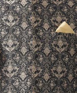 Vastramay Buy 1 Get 1 Men's Black Cotton Silk Blend Ethnic Jacket, Kurta And Pyjama Set