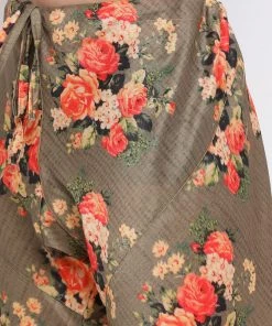 Vastramay Multicolored-Base-Chiku Baap Beta Jacket Kurta Pyjama Set