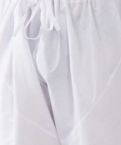 VASTRAMAY Men's Light Blue Jacket With White Cotton Kurta Pajama Set Jacket Kurta Sets