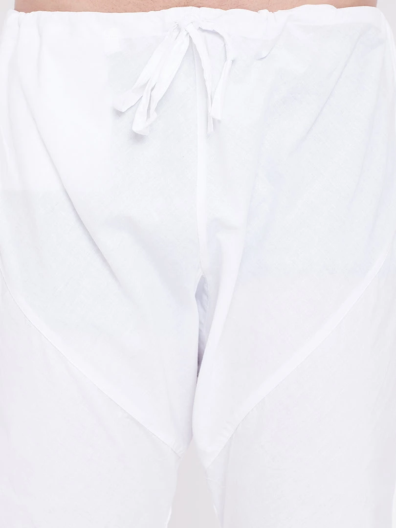 Vastramay Men's Beige, Purple And White Cotton Blend Jacket, Kurta And Pyjama Set Kurta Sets 8 Vastramay Men's Beige, Purple And White Cotton Blend Jacket, Kurta And Pyjama Set Kurta Sets