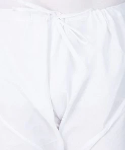 Vastramay Men's White Cotton Blend Kurta, Ethnic Jacket And Pyjama Set