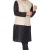 Vastramay Men's Black Cotton Silk Blend Kurta, Ethnic Jacket And Pyjama Set Jacket Kurta Sets