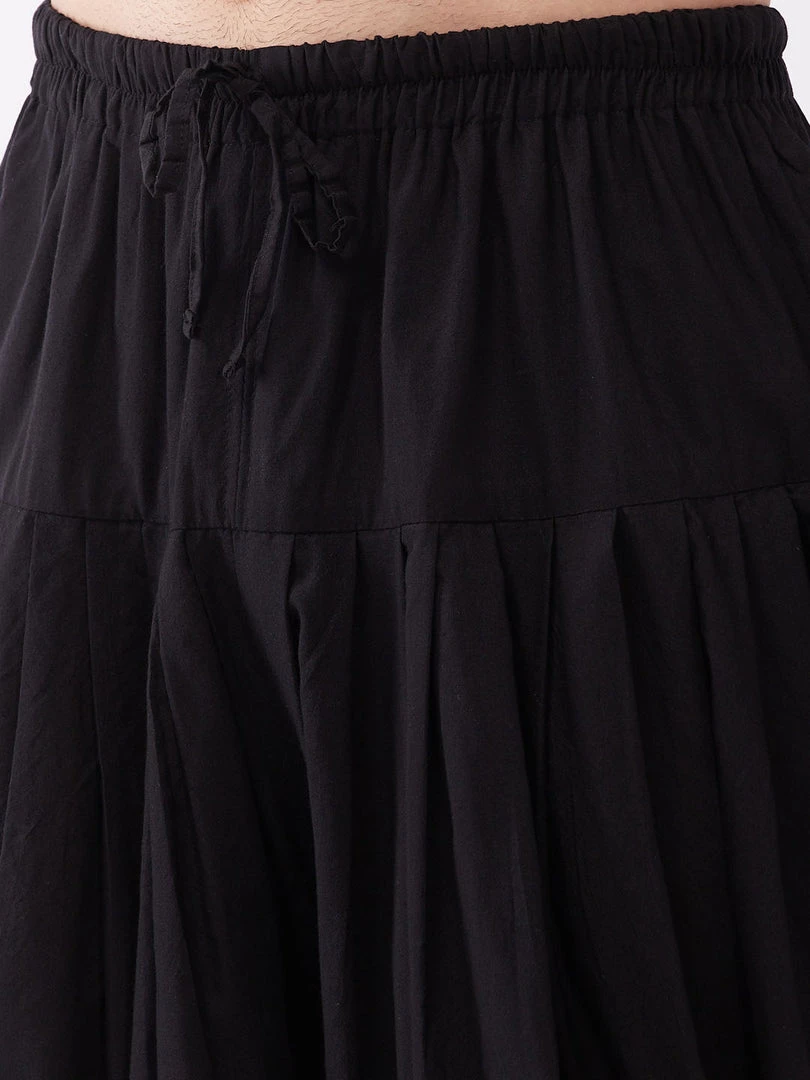 Buy 1 Get 1 VASTRAMAY Men's Black And Maroon Silk Blend Ethnic Jacket, Kurta And Dhoti Set 7 Buy 1 Get 1 VASTRAMAY Men's Black And Maroon Silk Blend Ethnic Jacket, Kurta And Dhoti Set