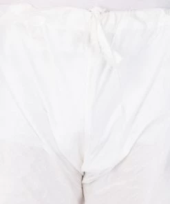 Vastramay Men's White Cotton Silk Blend Kurta, Ethnic Jacket And Pyjama Set 12 Vastramay Men's White Cotton Silk Blend Kurta, Ethnic Jacket And Pyjama Set