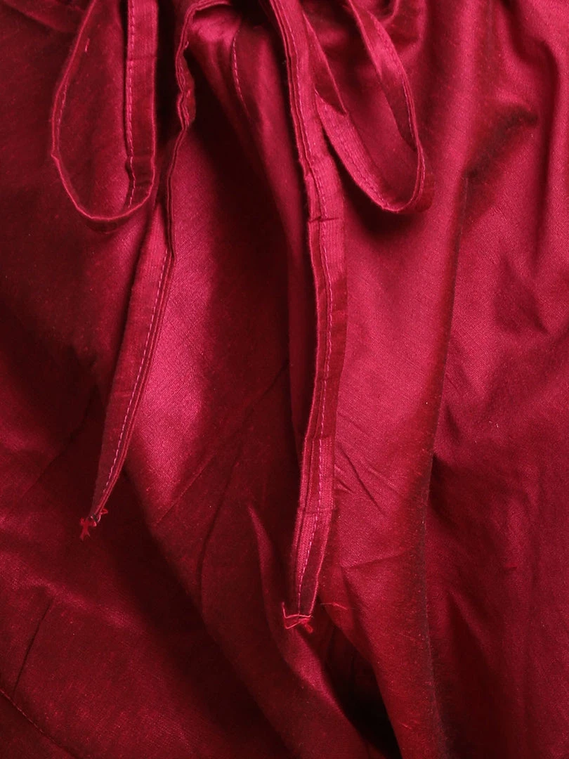 VASTRAMAY Men's Pink Silk Blend Jodhpuri With Purple Cotton Silk Blend Kurta And Pyjama Set 7 VASTRAMAY Men's Pink Silk Blend Jodhpuri With Purple Cotton Silk Blend Kurta And Pyjama Set