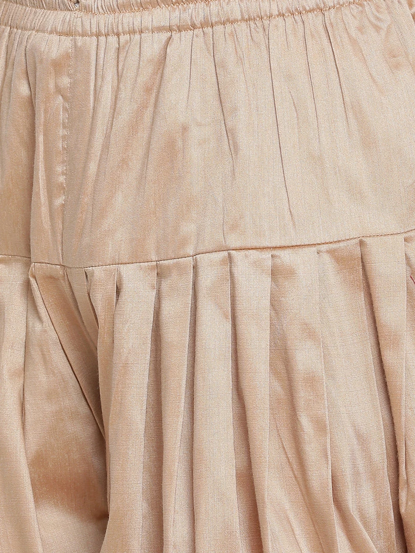 Vastramay Men's Blue Cotton Silk Blend Kurta And Dhoti Pant Set 7 Vastramay Men's Blue Cotton Silk Blend Kurta And Dhoti Pant Set