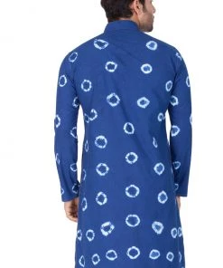 VASTRAMAY Men's Blue Cotton Kurta 11 VASTRAMAY Men's Blue Cotton Kurta