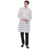 Vastramay Buy 1 Get 1 Men's White Cotton Kurta And Pyjama Set