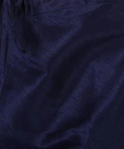 Vastramay Men's Light Blue Cotton Silk Blend Kurta And Pyjama Set 12 Vastramay Men's Light Blue Cotton Silk Blend Kurta And Pyjama Set