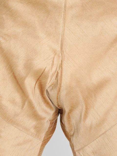 Vastramay Men's Pink Cotton Silk Blend Kurta And Pyjama Set 7 Vastramay Men's Pink Cotton Silk Blend Kurta And Pyjama Set