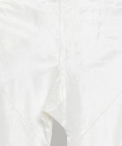 Vastramay Men's Beige Cotton Silk Blend Kurta And Pyjama Set Buy 1 Get 1