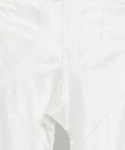 Vastramay Men's Beige Cotton Silk Blend Kurta And Pyjama Set 13 Vastramay Men's Beige Cotton Silk Blend Kurta And Pyjama Set