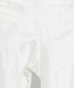 Vastramay Men's Black Cotton Silk Blend Kurta And Pyjama Set