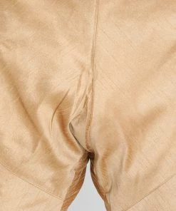 Vastramay Men's Black Cotton Silk Blend Kurta And Churidar Set 12 Vastramay Men's Black Cotton Silk Blend Kurta And Churidar Set