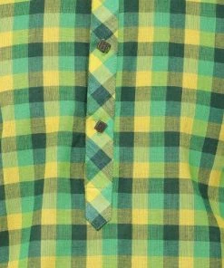 Buy 1 Get 1 VASTRAMAY Men's Green Pure Cotton Kurta