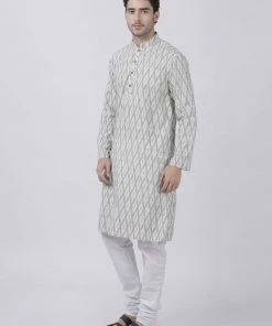 VASTRAMAY Men's White Pure Cotton Kurta Buy 1 Get 1 12 VASTRAMAY Men's White Pure Cotton Kurta Buy 1 Get 1