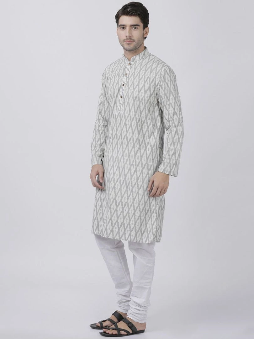 VASTRAMAY Men's White Pure Cotton Kurta Buy 1 Get 1 7 VASTRAMAY Men's White Pure Cotton Kurta Buy 1 Get 1