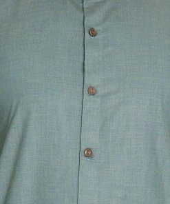 Vastramay Men's Green Cotton Kurta 10 Vastramay Men's Green Cotton Kurta
