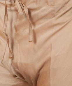 Vastramay Men's White Cotton Silk Blend Kurta And Churidar Set