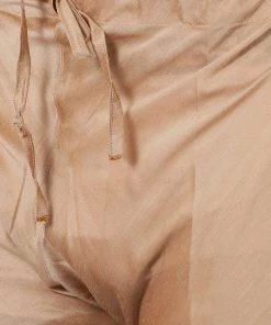 Vastramay Men's White Cotton Silk Blend Kurta And Pyjama Set Buy 1 Get 1