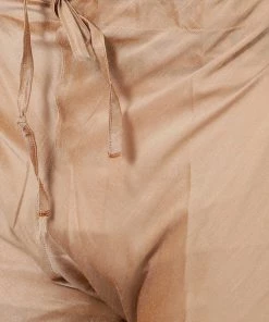 Vastramay Kurta Sets Men's Gold Cotton Silk Blend Kurta And Pyjama Set