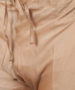 Vastramay Men's Red Cotton Silk Blend Kurta And Pyjama Set