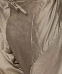 Vastramay Men's Copper-toned Cotton Silk Blend Kurta And Churidar Set