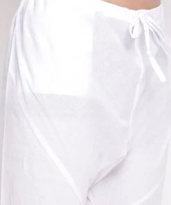 Vastramay Men's Orange Mix Cotton Kurta And Pyjama Set