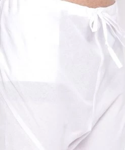 Vastramay Men's Orange Pure Cotton Kurta And Pyjama Set