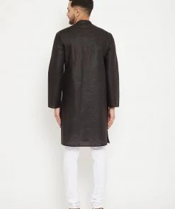 Kurta Pyjama Vastramay Black And White Baap Beta Kurta And Pyjama Set 16 Kurta Pyjama Vastramay Black And White Baap Beta Kurta And Pyjama Set