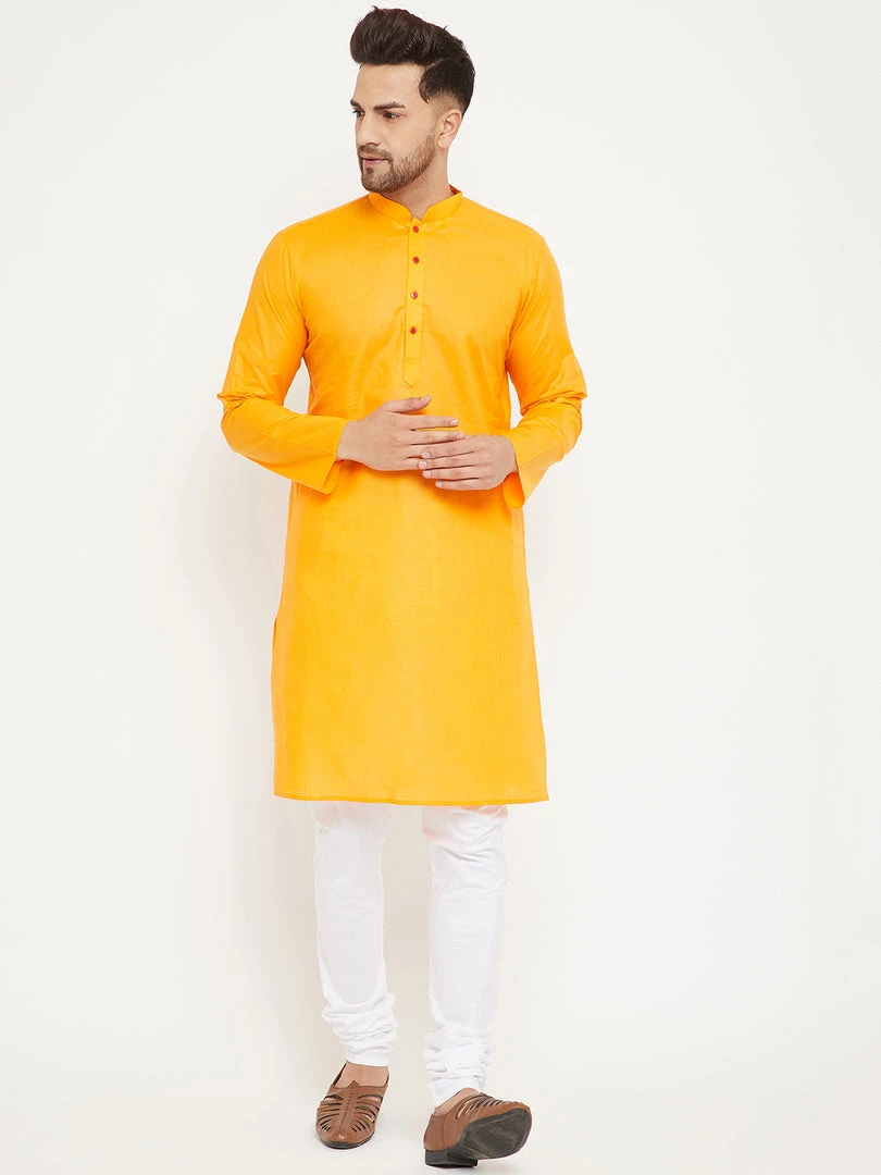 Kurta Pyjama Vastramay Orange And White Baap Beta Kurta And Pyjama Set 4 Kurta Pyjama Vastramay Orange And White Baap Beta Kurta And Pyjama Set