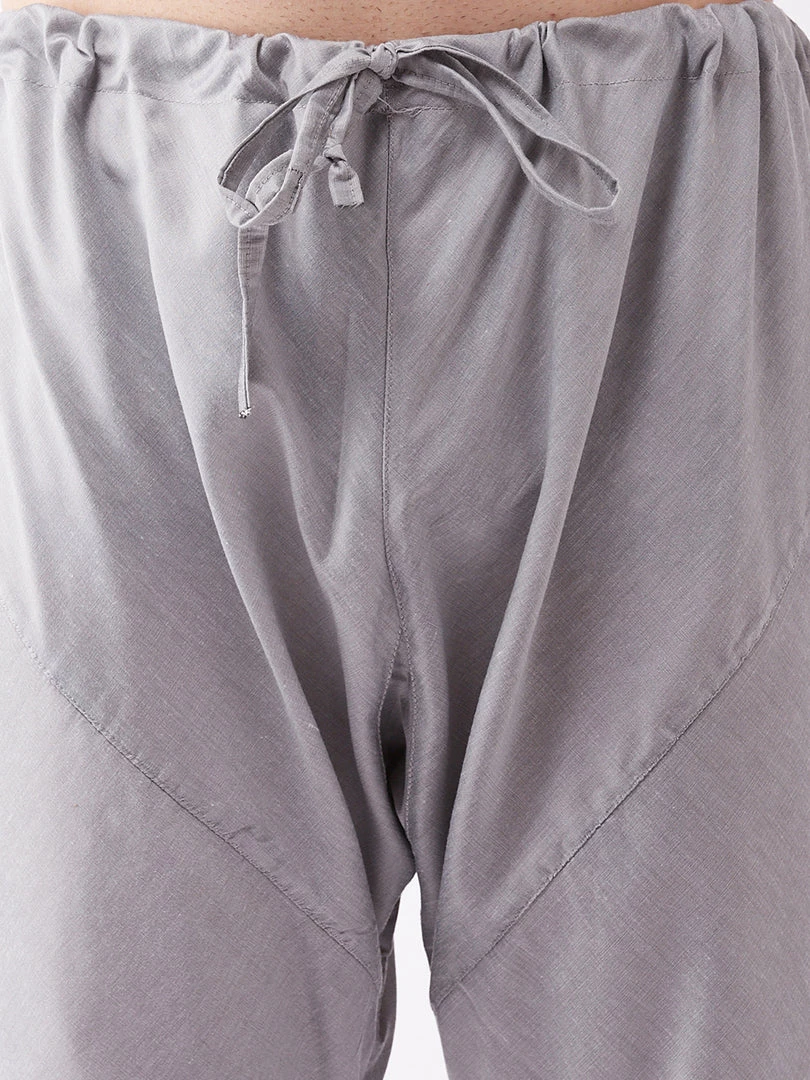 Vastramay Men's Aqua Blue And Grey Cotton Blend Kurta Pyjama Set 7 Vastramay Men's Aqua Blue And Grey Cotton Blend Kurta Pyjama Set