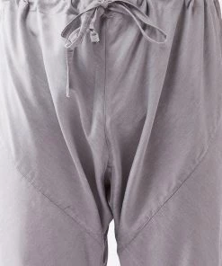 VASTRAMAY Men's Yellow And Grey Cotton Blend Kurta Pyjama Set