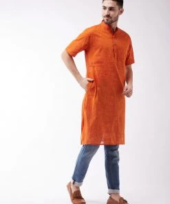 Vastramay Orange Melange Baap Beta Kurta Set Kurta Pyjama 13 Vastramay Orange Melange Baap Beta Kurta Set Kurta Pyjama