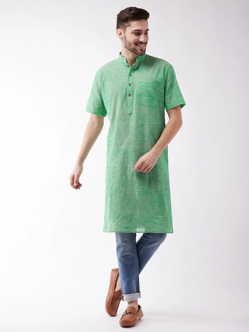 Vastramay Green Melange Baap Beta Kurta Set Kurta Pyjama 4 Vastramay Green Melange Baap Beta Kurta Set Kurta Pyjama