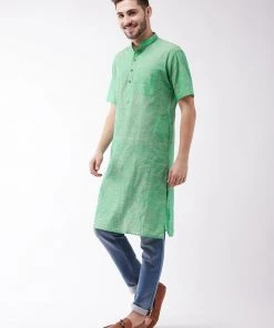 Vastramay Green Melange Baap Beta Kurta Set Kurta Pyjama 14 Vastramay Green Melange Baap Beta Kurta Set Kurta Pyjama