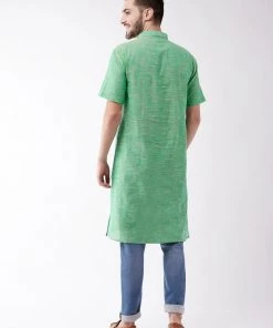 Vastramay Green Melange Baap Beta Kurta Set Kurta Pyjama 13 Vastramay Green Melange Baap Beta Kurta Set Kurta Pyjama