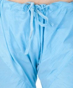 Vastramay Men's Light Blue Cotton Silk Blend Kurta And Pyjama Set