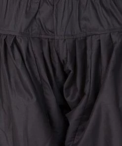 VASTRAMAY Men's Grey Cotton Silk Blend Kurta And Dhoti Pant Set