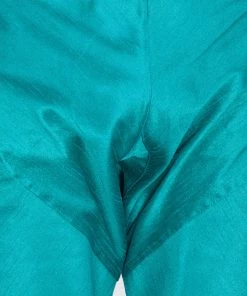 VASTRAMAY Men's Gold Cotton Silk Blend Kurta And Pyjama Set