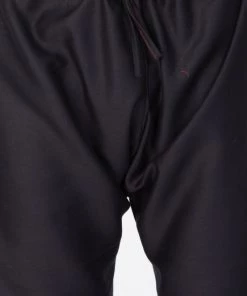 Vastramay Men's Black Cotton Kurta And Pyjama Set