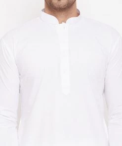 Kurta Pyjama Vastramay White Baap Beta Kurta And Pyjama Set