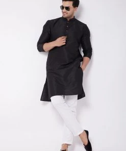 VASTRAMAY Men's White Cotton Pyjama