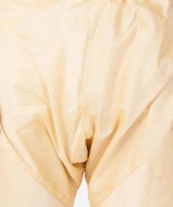 Vastramay Men's Gold Cotton Silk Blend Pyjama