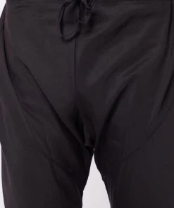 VASTRAMAY Men's Black Cotton Blend Pyjama