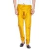 Vastramay Men's Yellow Cotton Silk Blend Pyjama