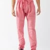 Pyjama VASTRAMAY Men's Pink Solid Slim-Fit Churidar
