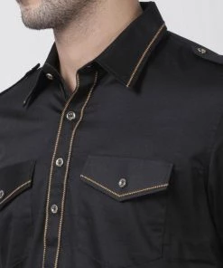 Vastramay Buy 1 Get 1 Men's Black Cotton Blend Kurta 10 Vastramay Buy 1 Get 1 Men's Black Cotton Blend Kurta