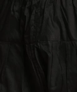 Vastramay Men's Black Cotton Blend Pathani Suit Set